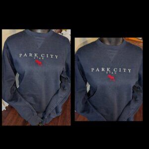 PARK CITY UTAH With Moose Sweatshirt Womens Size S